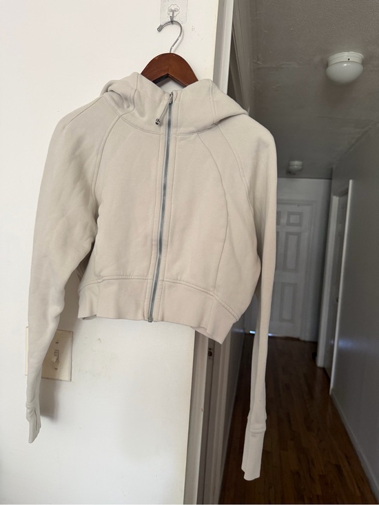 lululemon athletica Sweaters - lululemon athletica Light Beige Zip-Up Hoodie